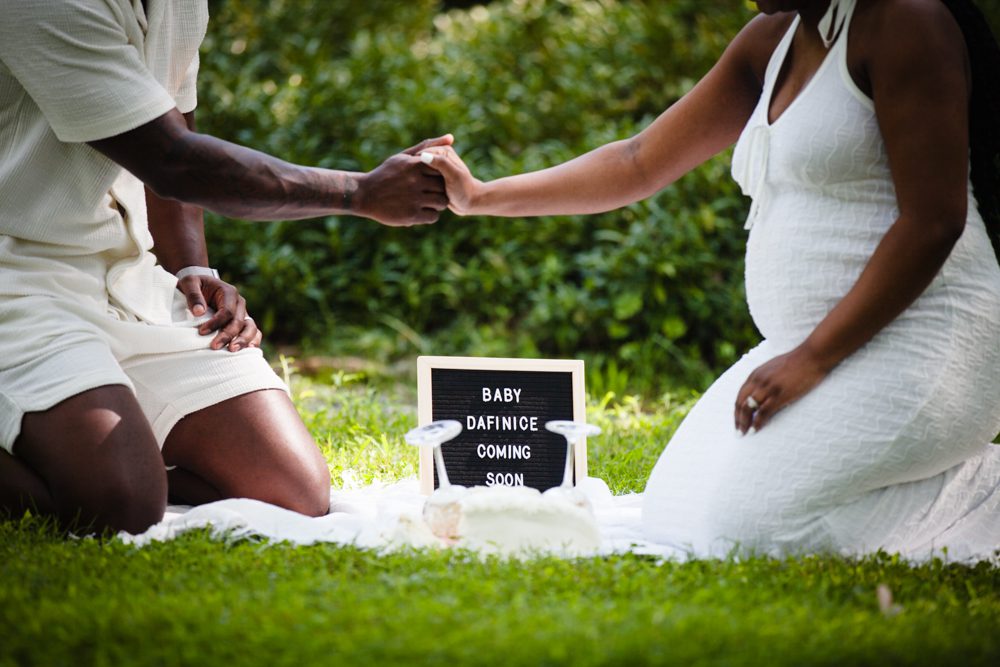 raleigh maternity gender reveal photography