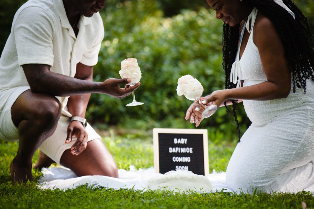 fayetteville maternity gender reveal photography